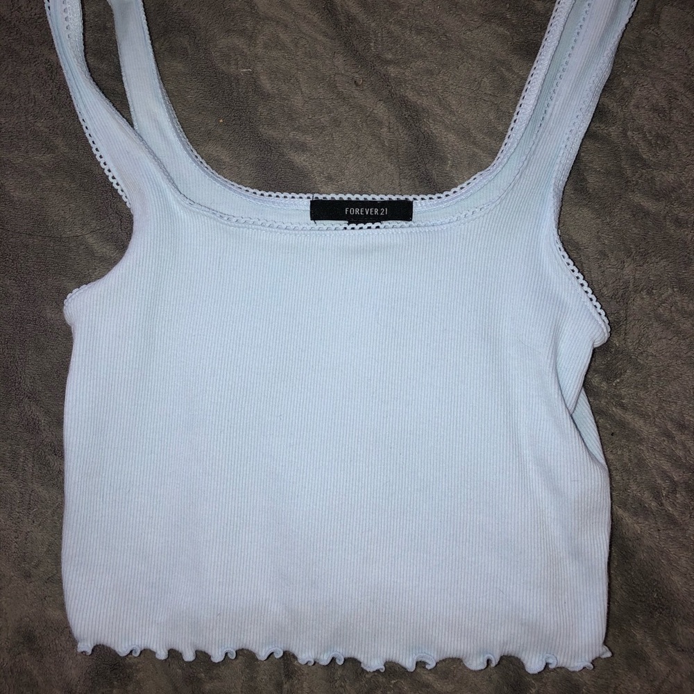 baby blue tank top